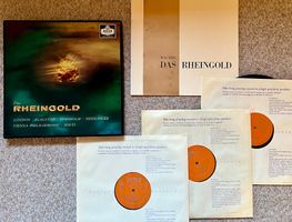 Wagner Das Rheingold Solti Decca LXT  Box 3 LP GEWASCHEN TOP