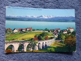 La Coudre,NE,Funiculaire de Chaumont,Bahn,Dorf,See,Alpen