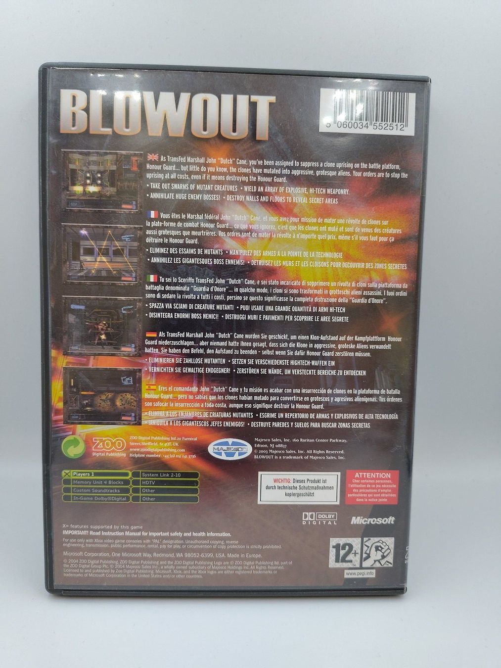 Microsoft Giochi: Blowout - XBOX – Usato da Kloten venduto da SuperRetroPixels 1