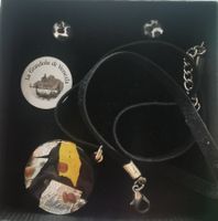 Murano Glas Anhänger mit Ohrringen La Gondola di Venezia