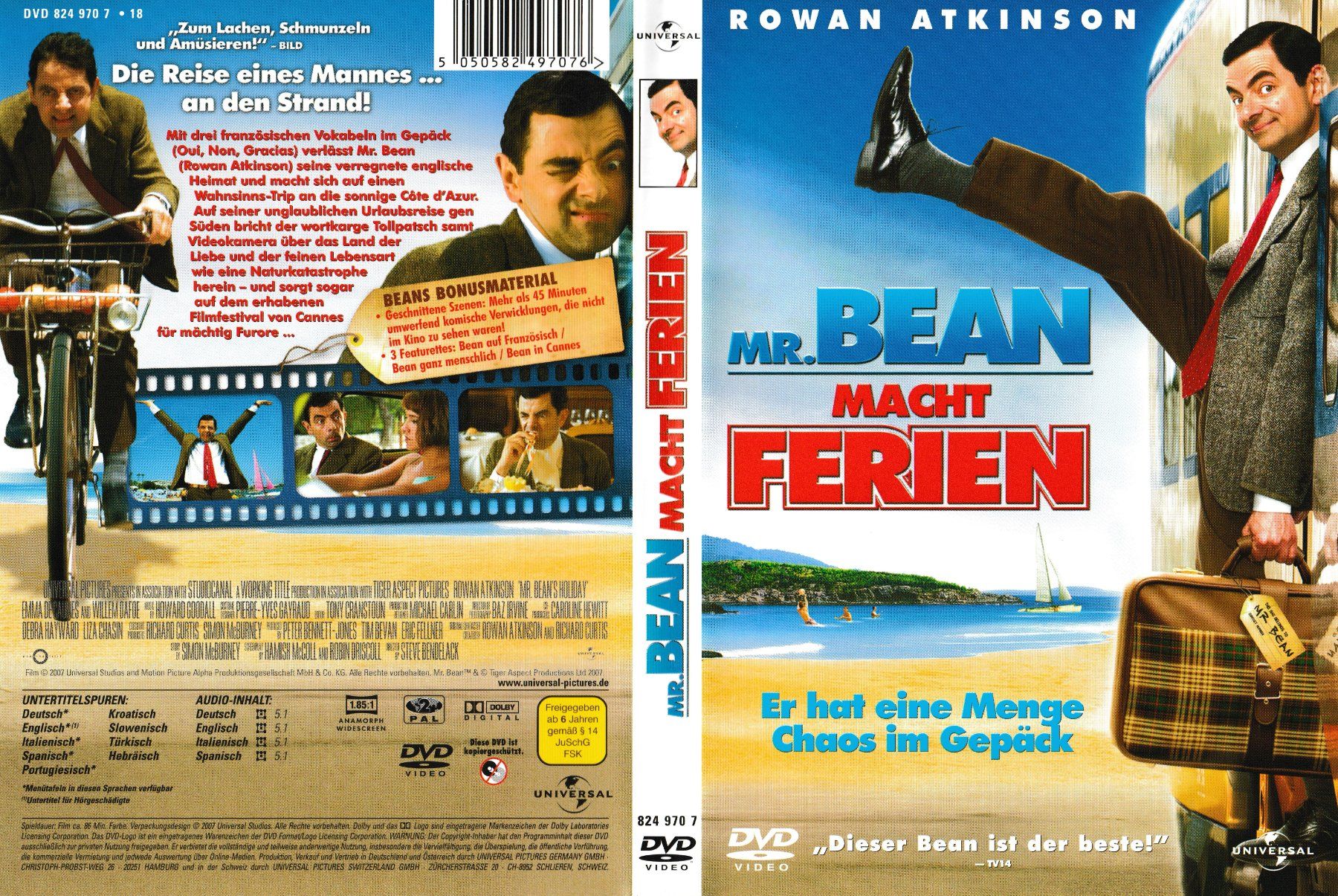 Tutti i DVDs: DVD - Mr. Bean macht Ferien – Usato da Langnau am Albis venduto da MediaRescuerKeLoX