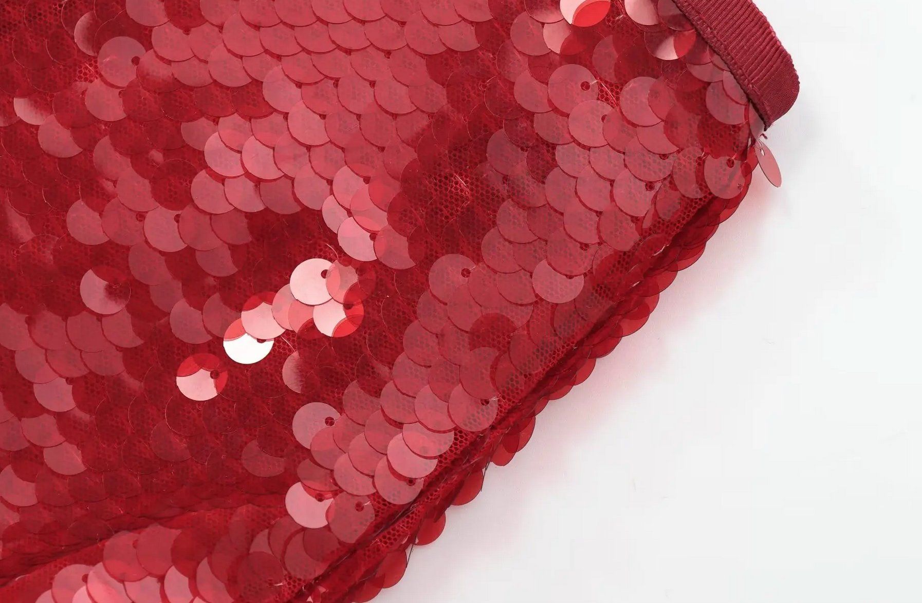 Gonne: Roter langer Paillettenrock! – Nuovo e nell'imballaggio originale da Zürich venduto da Naebeli 7