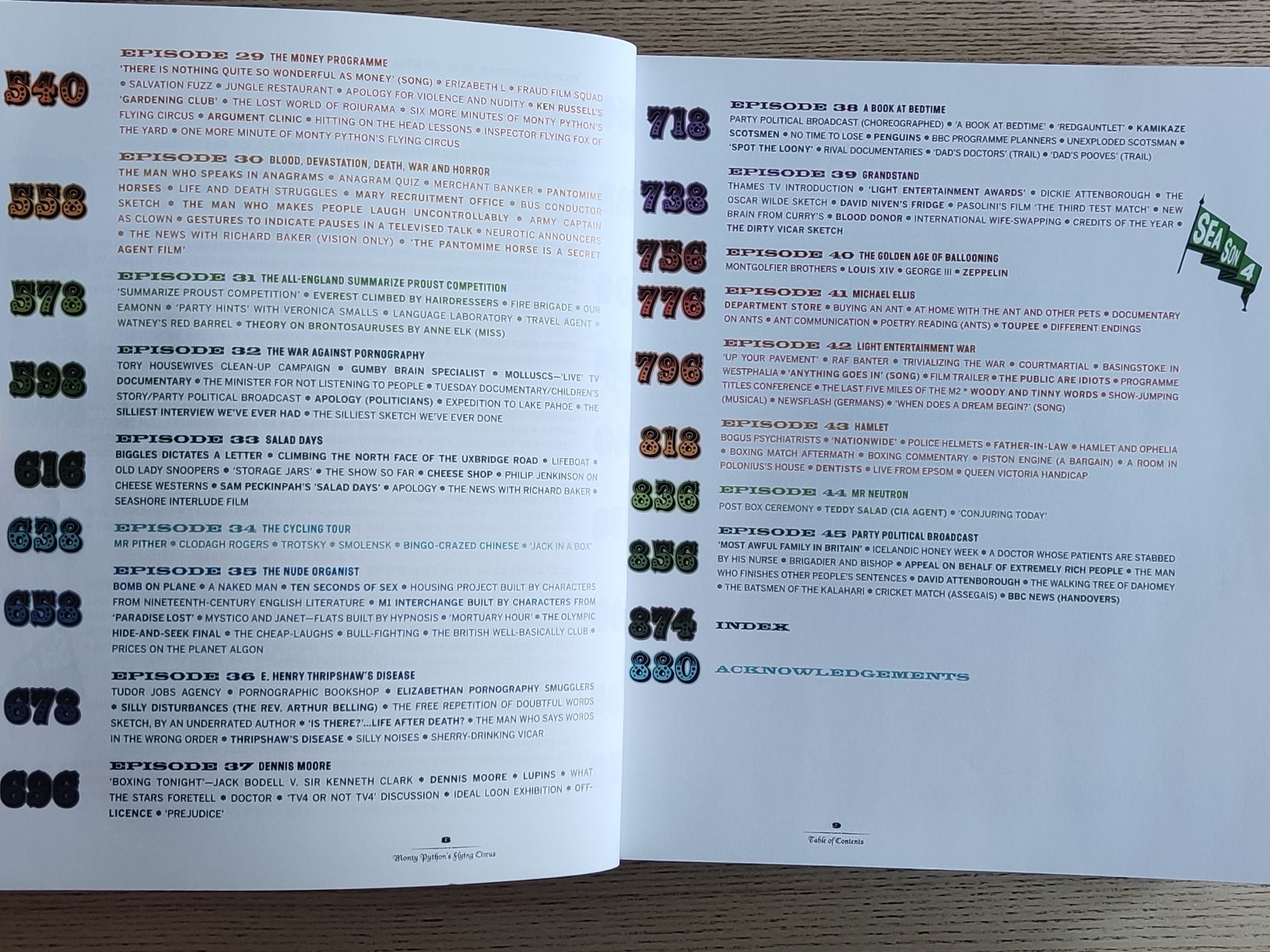 Bücher: Monty Python's Flying Circus: Complete and Annotated – Gebraucht aus Schaffhausen von philscardstore 8