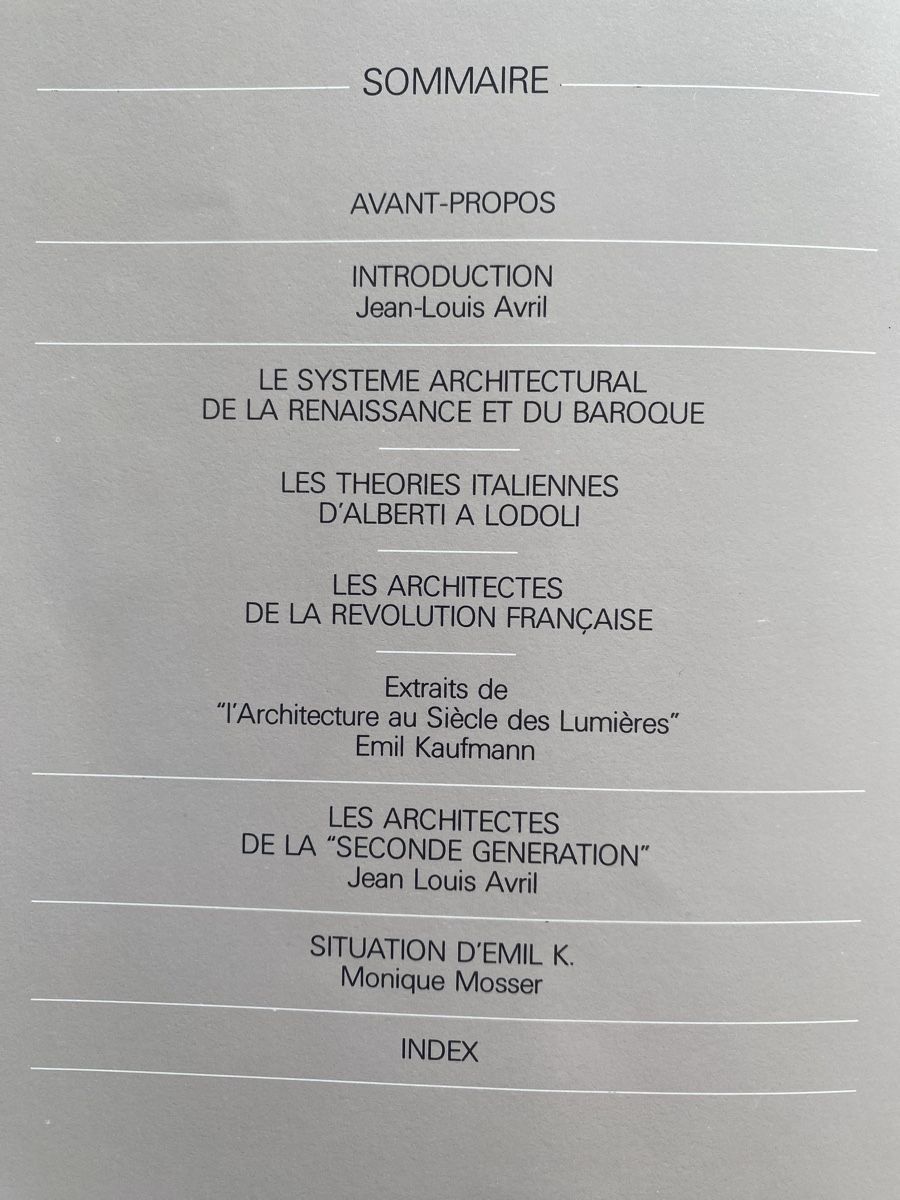 Libri: De  Ledoux a Le Corbusier:  Origins Architecture Book. – Usato da Zürich venduto da lesgarcons 2
