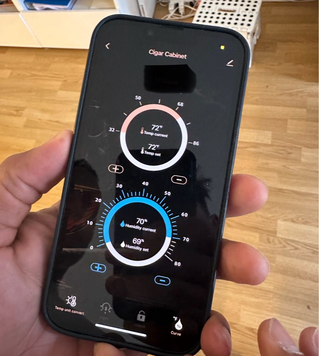 Humidor per sigari: Zigarren Humidor elektronisch mit Fingerprint – Nuovo e nell'imballaggio originale da Seuzach venduto da Wolf936 3