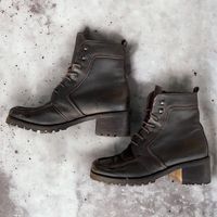 Bally Vintage Leder Schuhe Boots Glade Made in Italy Gr. 36