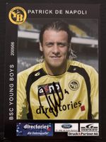 Patrick De Napoli signierte Karte BSC YB 2005/06