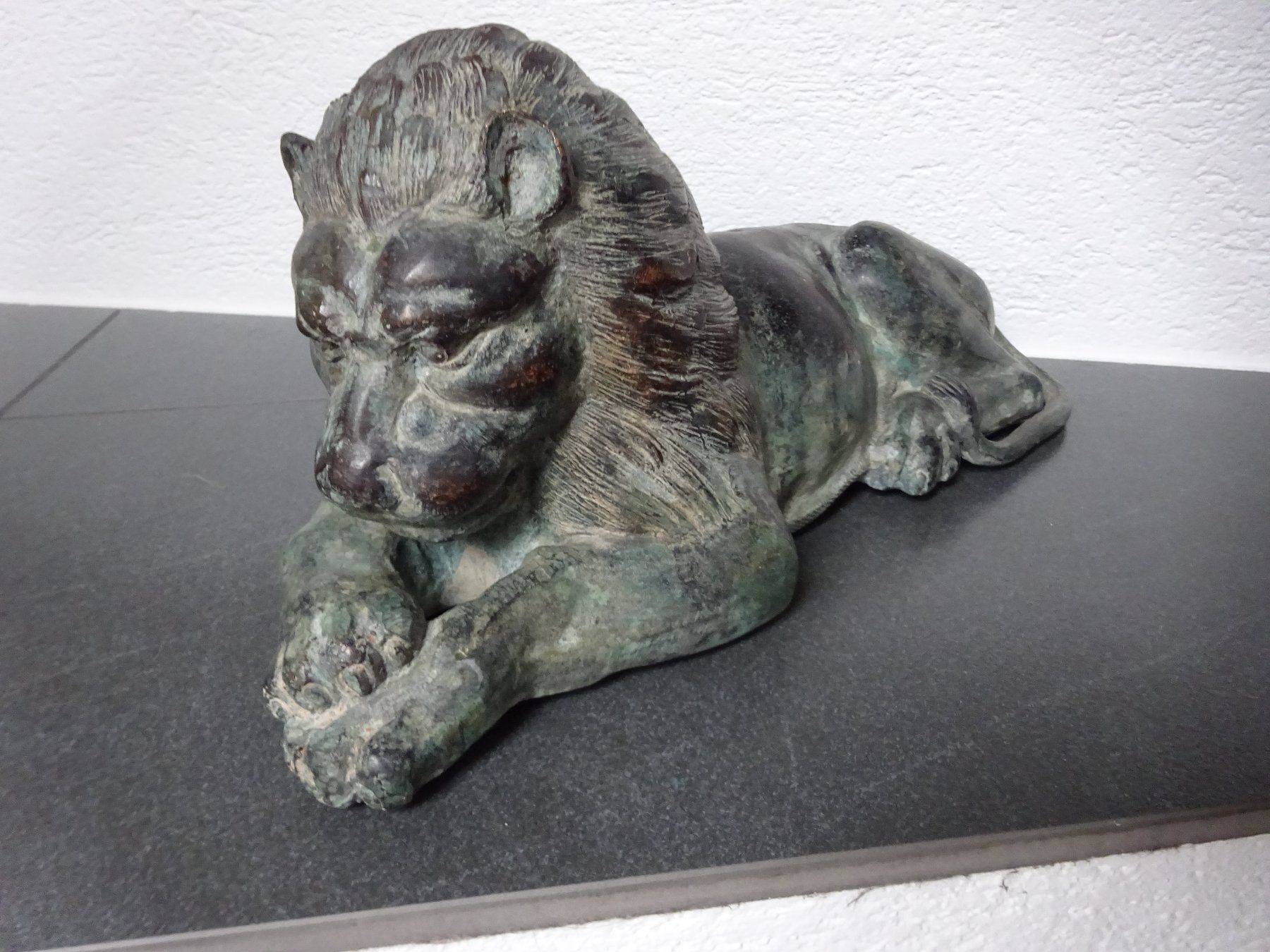Sculture & Statue: Löwen Denkmal Rom Bronze Brunnen – Usato da Esslingen venduto da eintagammeer 2