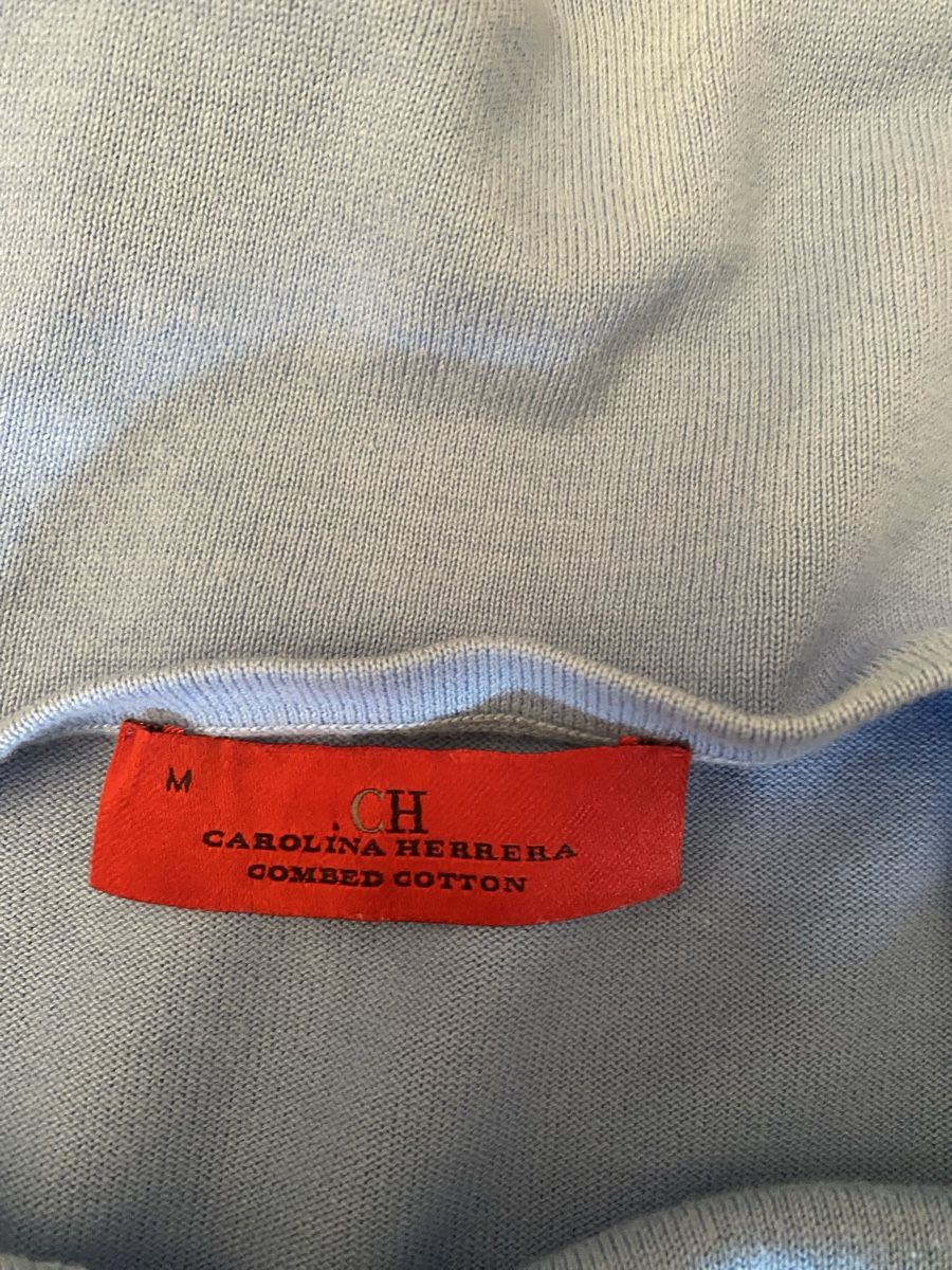 Carolina Herrera Maglioni & Felpe: Carolina Herrera Pullover, Hellblau, Gr. M - Top Zustand! – Usato da Bern venduto da paultschur11 3