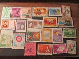 21 Stk. Briefmarken Vietnam versch. Jahre Lot Nr. 8084