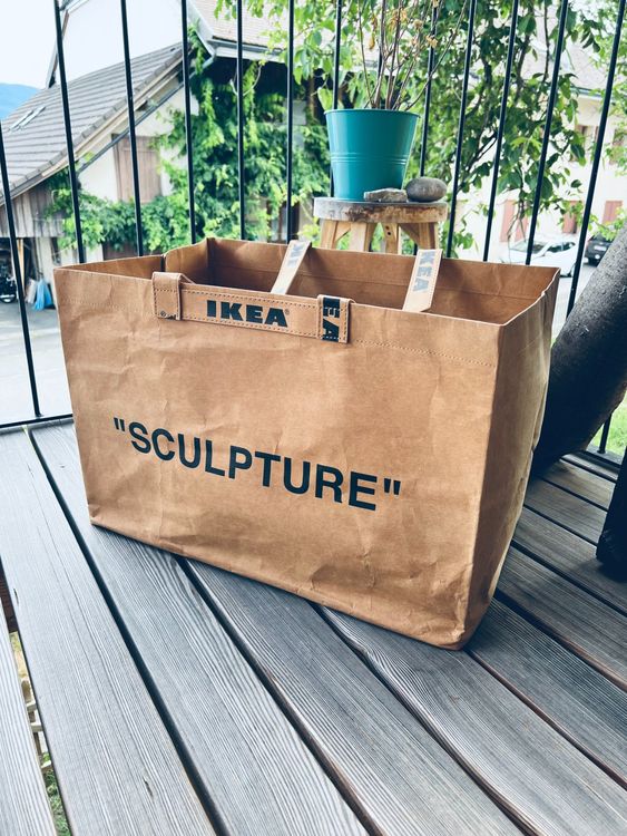 IKEA SCULPTURE バッグ 大きめ ブラウン