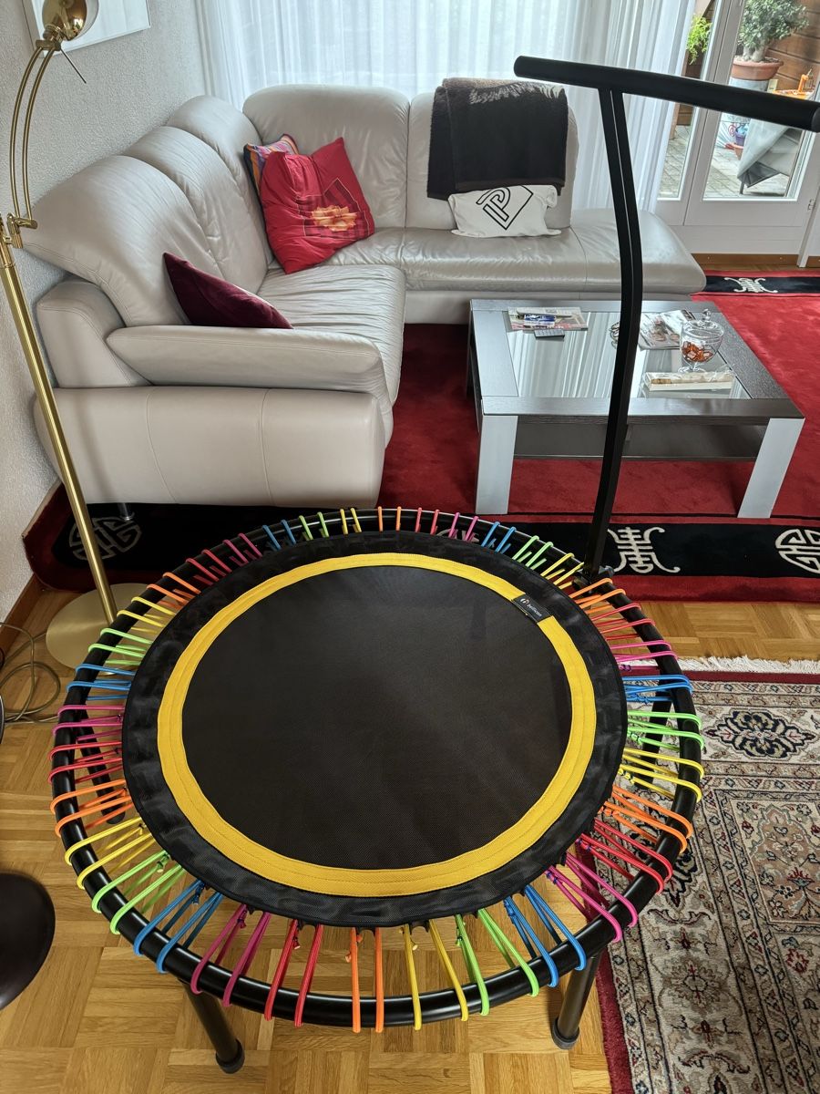Bellicon Trampoline: Bellicon Trampolin mit Griff neuwertig – Neu (gemäss Beschreibung) aus Lüterkofen von princess1964 2