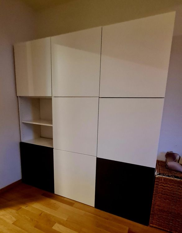 Faszinierend Wohnwand Mit Kleiderschrank Ikea Ebenbild