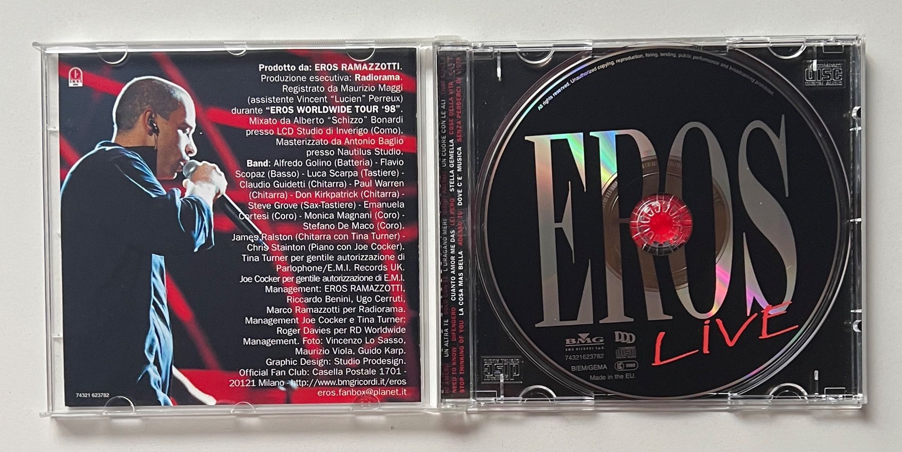 CDs: Eros Ramazzotti / Eros Live – Gebraucht aus Näfels von rottabi 2