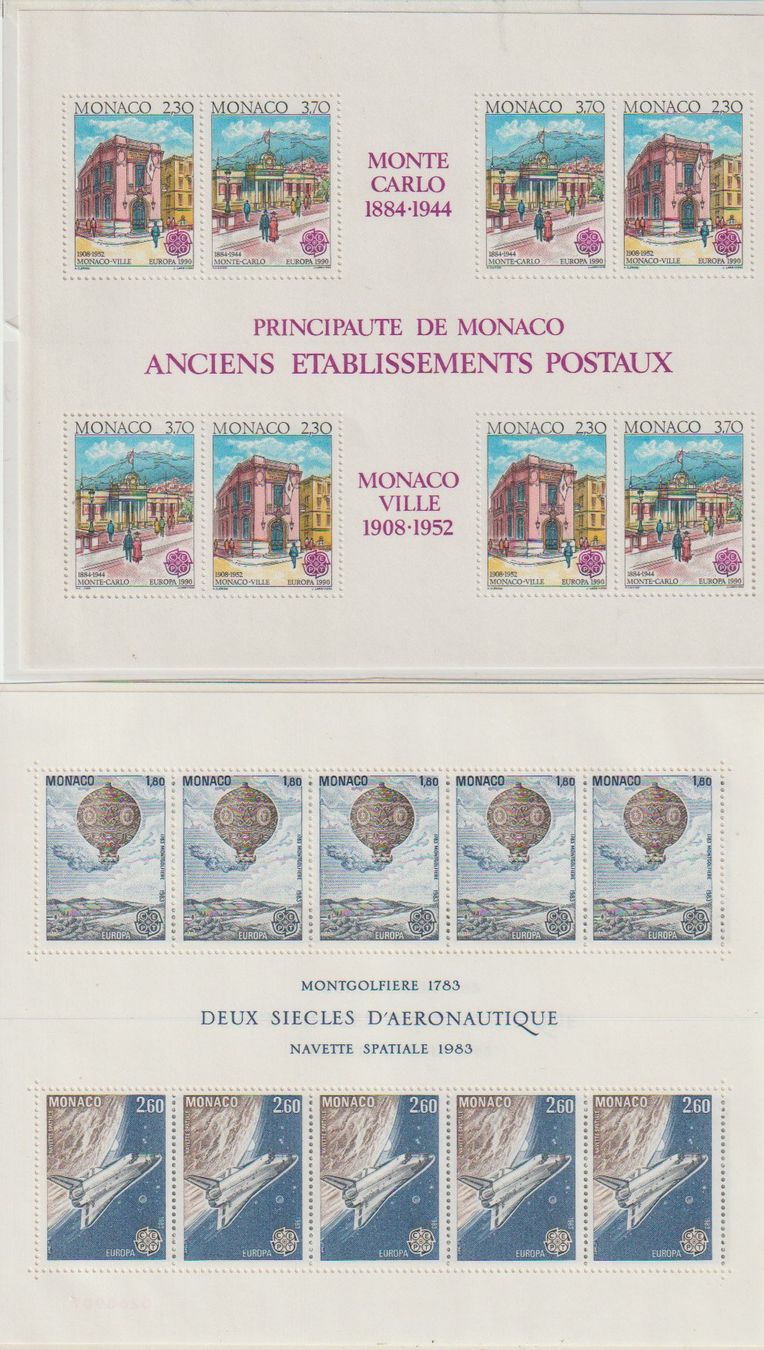 Alle Briefmarken: Monaco timbres-poste émis 1983-1984 – Neu und originalverpackt aus Crans-Montana von kira56