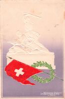 Stans NW // ca. 1910 Winkelried Denkmal Prägekarte