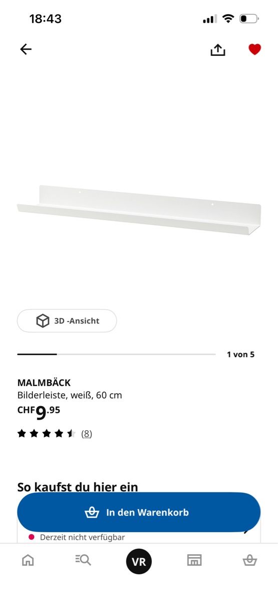 Ikea Scaffali: 2x Wandregal MALBÄCK IKEA – Nuovo e nell'imballaggio originale da Regensdorf venduto da vru_8ntl