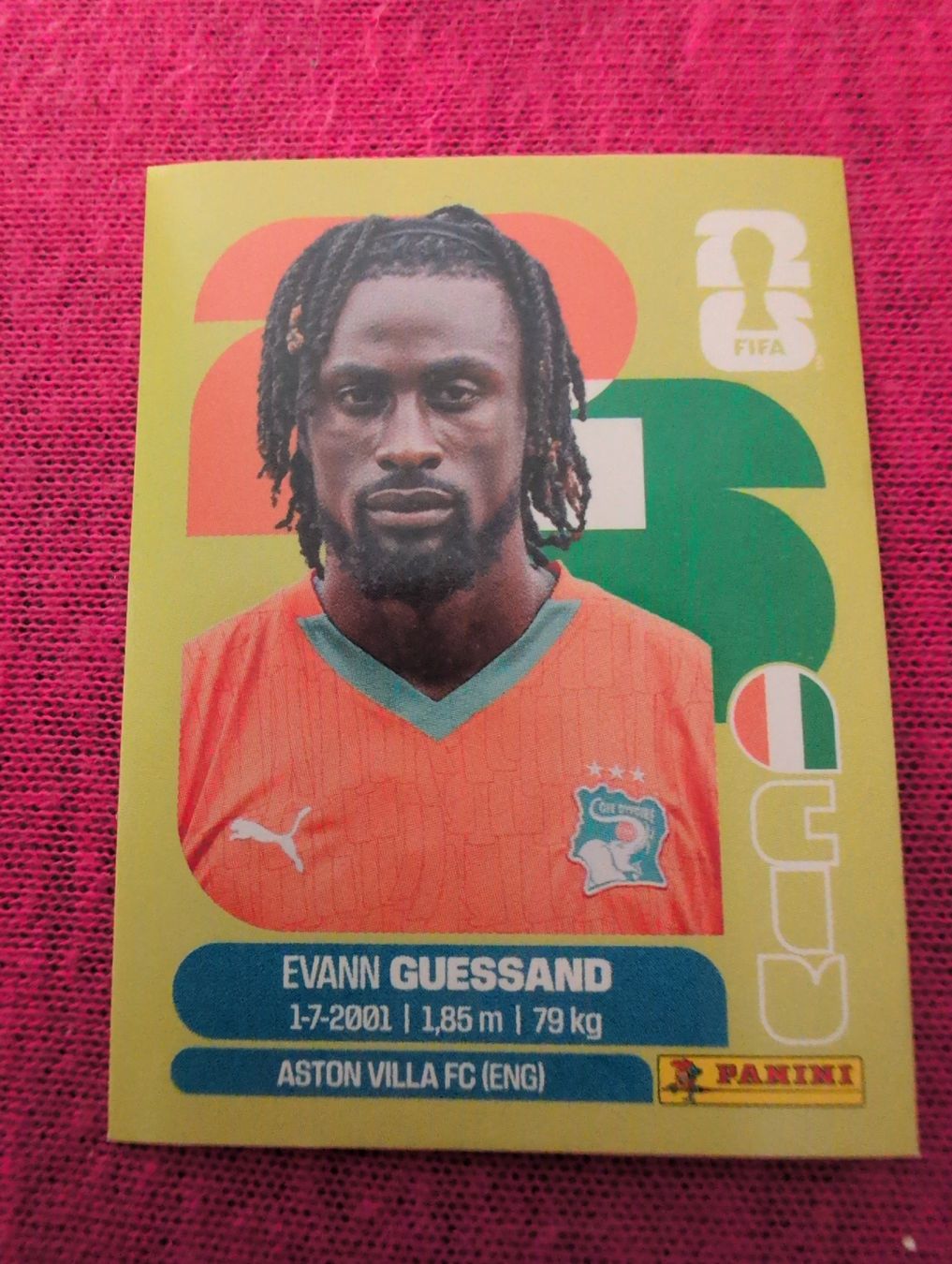 Panini Cartes à collectionner: Evan Guessand CIV 19 – Neuf avec emballage d'origine à Lausanne par KarolyneBaiao