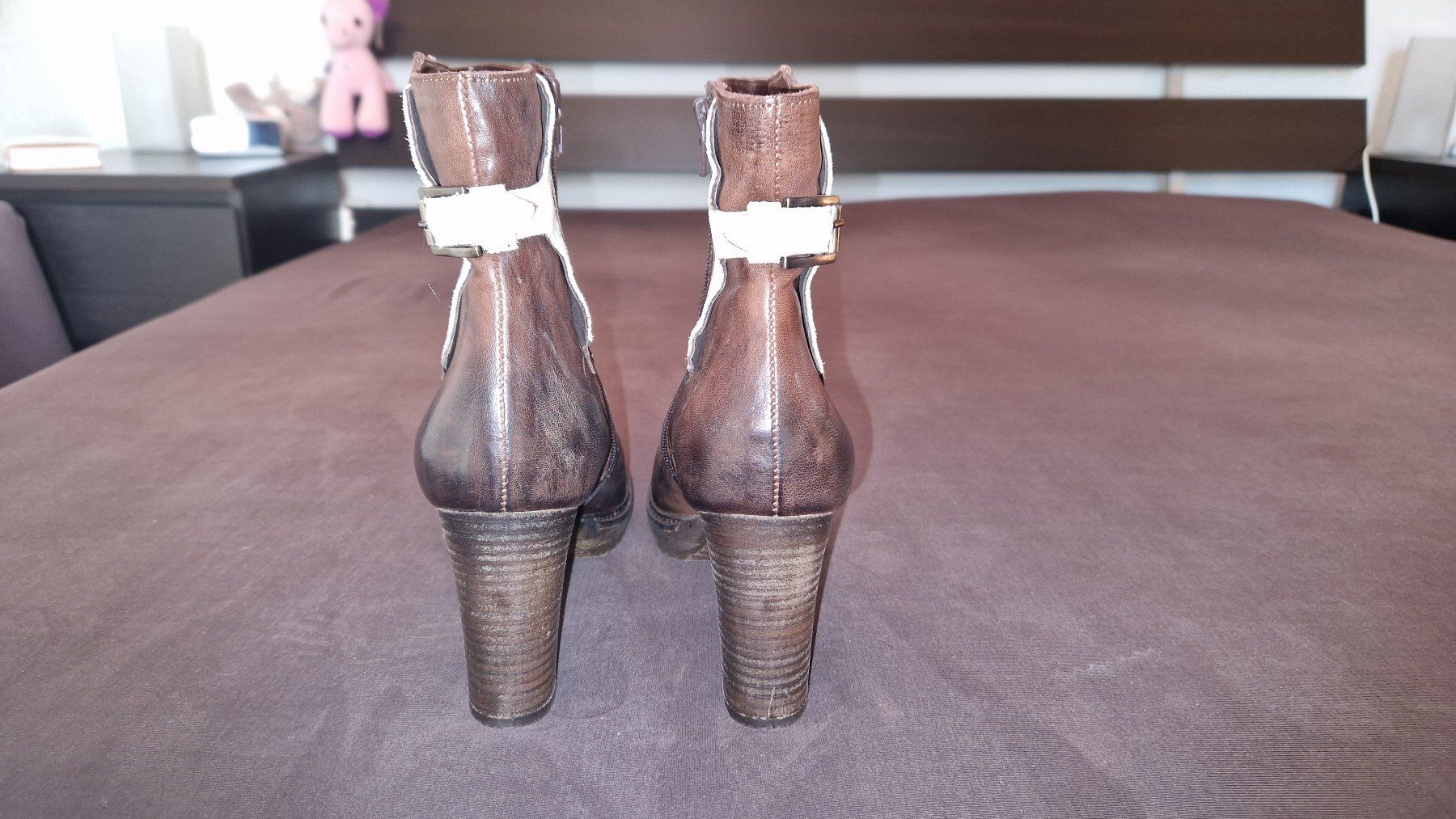 Scarpe da donna: Stiefeletten, Gr. 40, braun – Nuovo (secondo la descrizione) da Laax GR venduto da Schoelli2 3