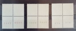 2246) 1970, Ziffermarken mit Nr. Im 4-Block ET