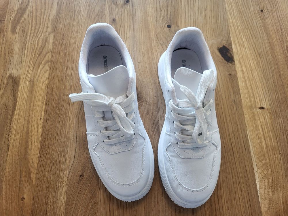 Graceland Chaussures femmes: Sneakers weiss, Graceland, Grösse 39 – Neuf (Voir description) à Wetzikon ZH par Babzee4 2