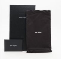 Saint Laurent Cassandra Leather Pouch Black - Fullset