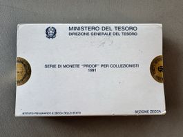 Italien Münzsatz 1991 - Proof