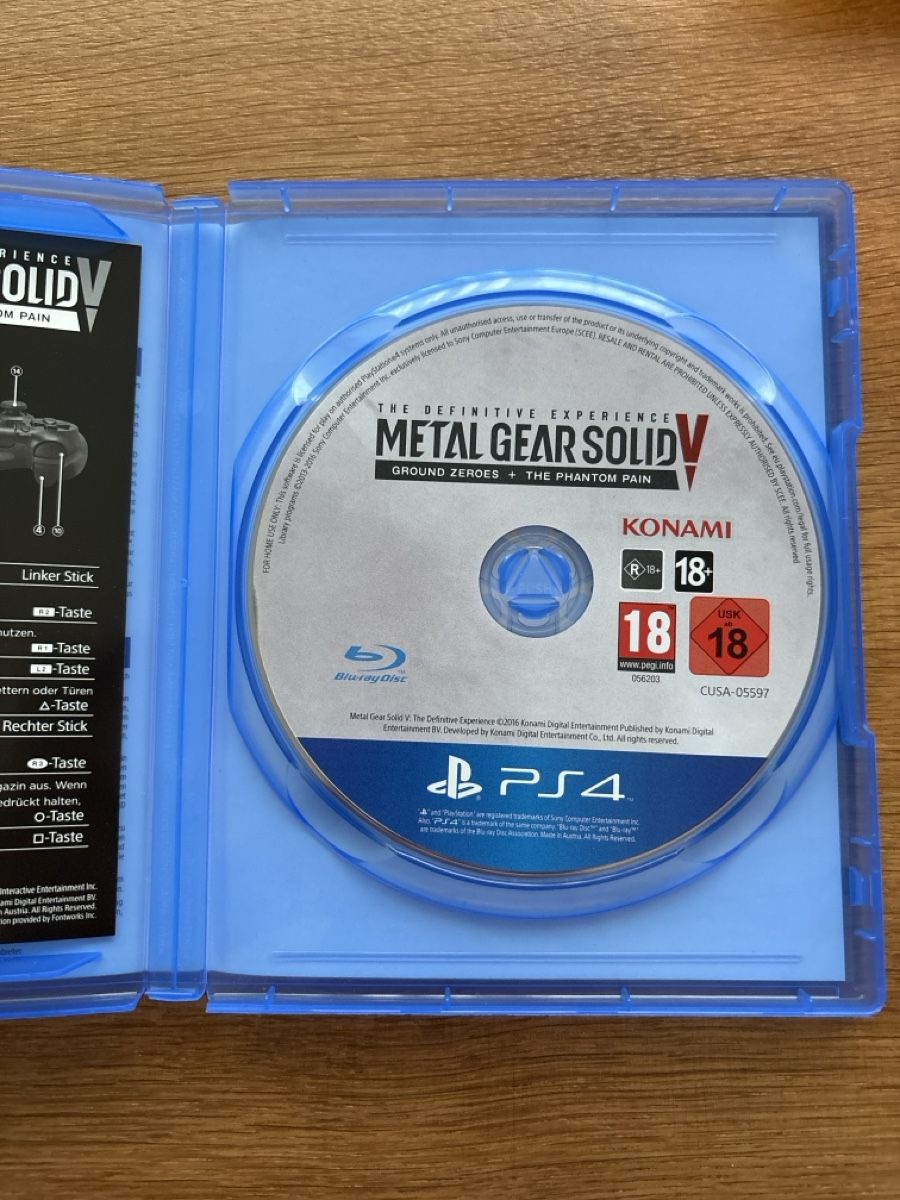 Spiele: Metal Gear Solid V: Definitive Experience (PS4) – Neu (gemäss Beschreibung) aus Gasel von Sunisshining123 2