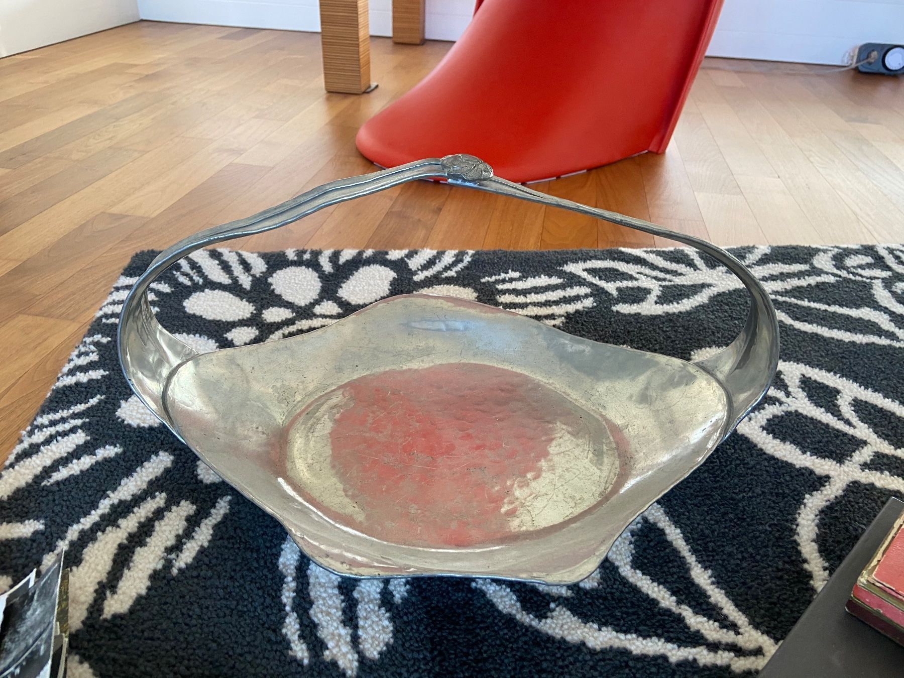 Ciotole: antike grosse jugendstil zinn schale – Usato da Gipf-Oberfrick venduto da Iberico 2
