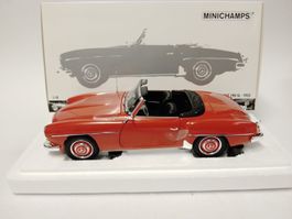 Mercedes Benz 190 Sl Red 1955 1/18 PMA NEU ltd