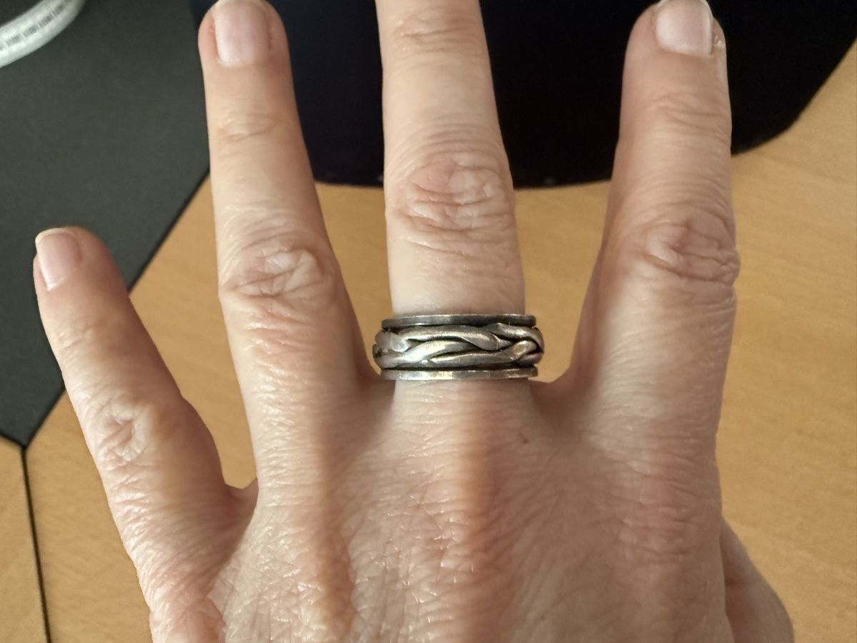 Anelli: Vintage-Ring aus 925er Silber, Größe 57 – Usato da Lamone venduto da LaCantinaMagica 2