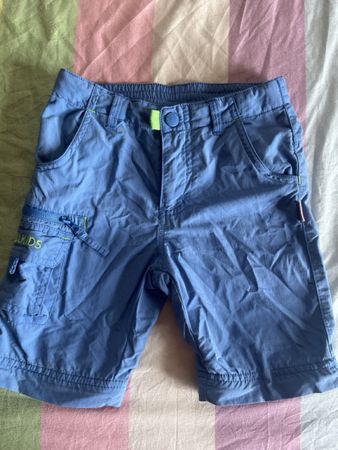 Trollkids Shorts Grösse 104 leichte Cargoshorts blau