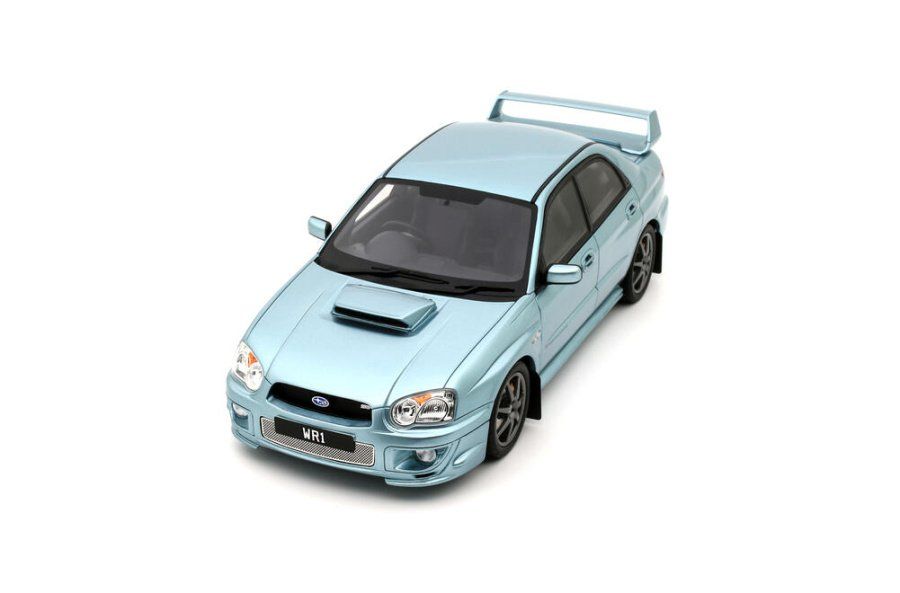 Subaru Modellini d'auto: Subaru Impreza WRX STI Solberg Edition 2003 RHD hellblau – Nuovo e nell'imballaggio originale da Gerlafingen venduto da espero88 7