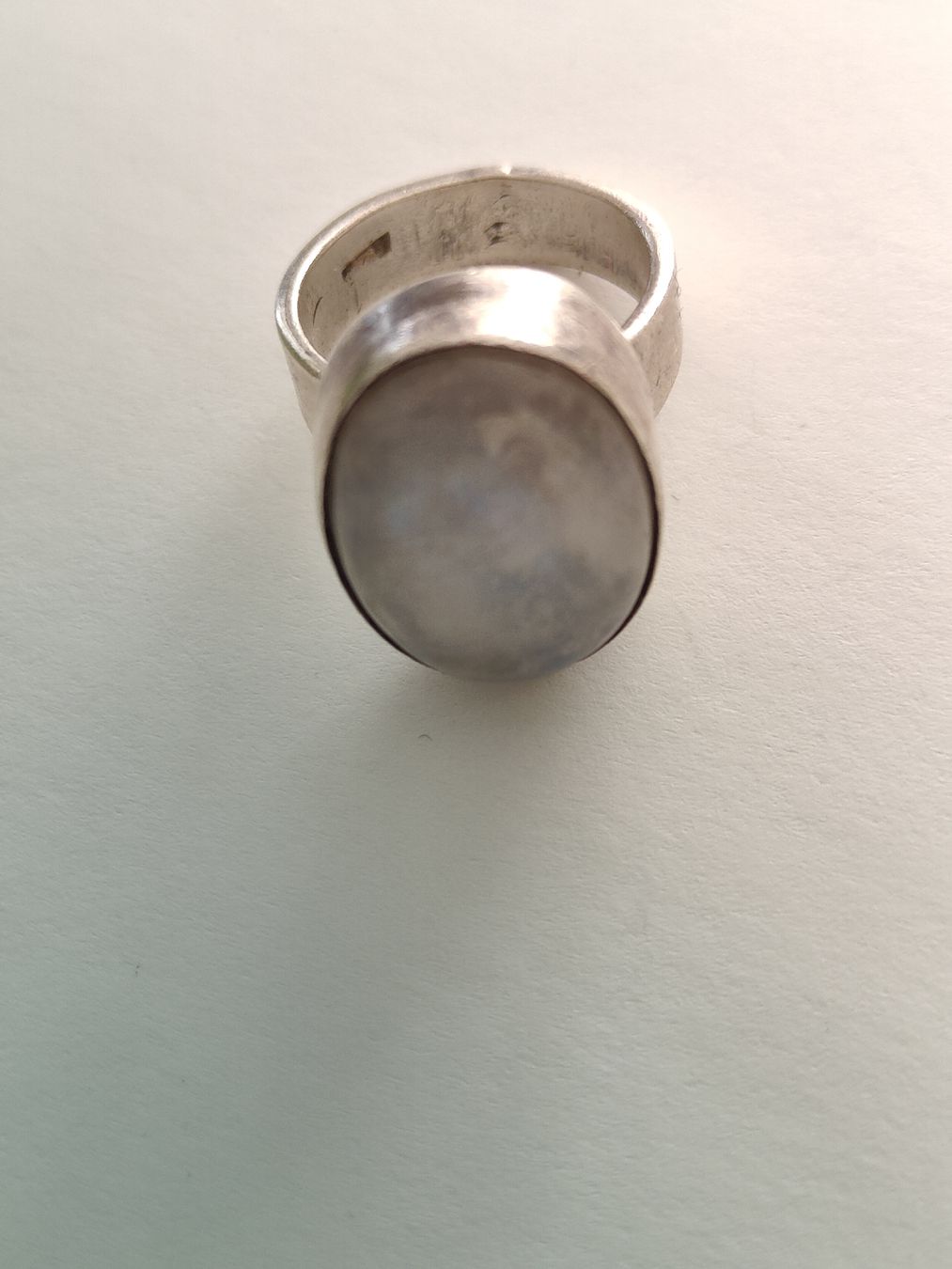 Anelli: Silberring mit Mondstein ca.  Gr. 56/17.5 mm – Usato da Degersheim venduto da Kaschmir