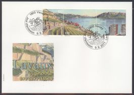 2011, FDC, Lavaux – UNESCO Welterbe (Nr. 13997–1399)