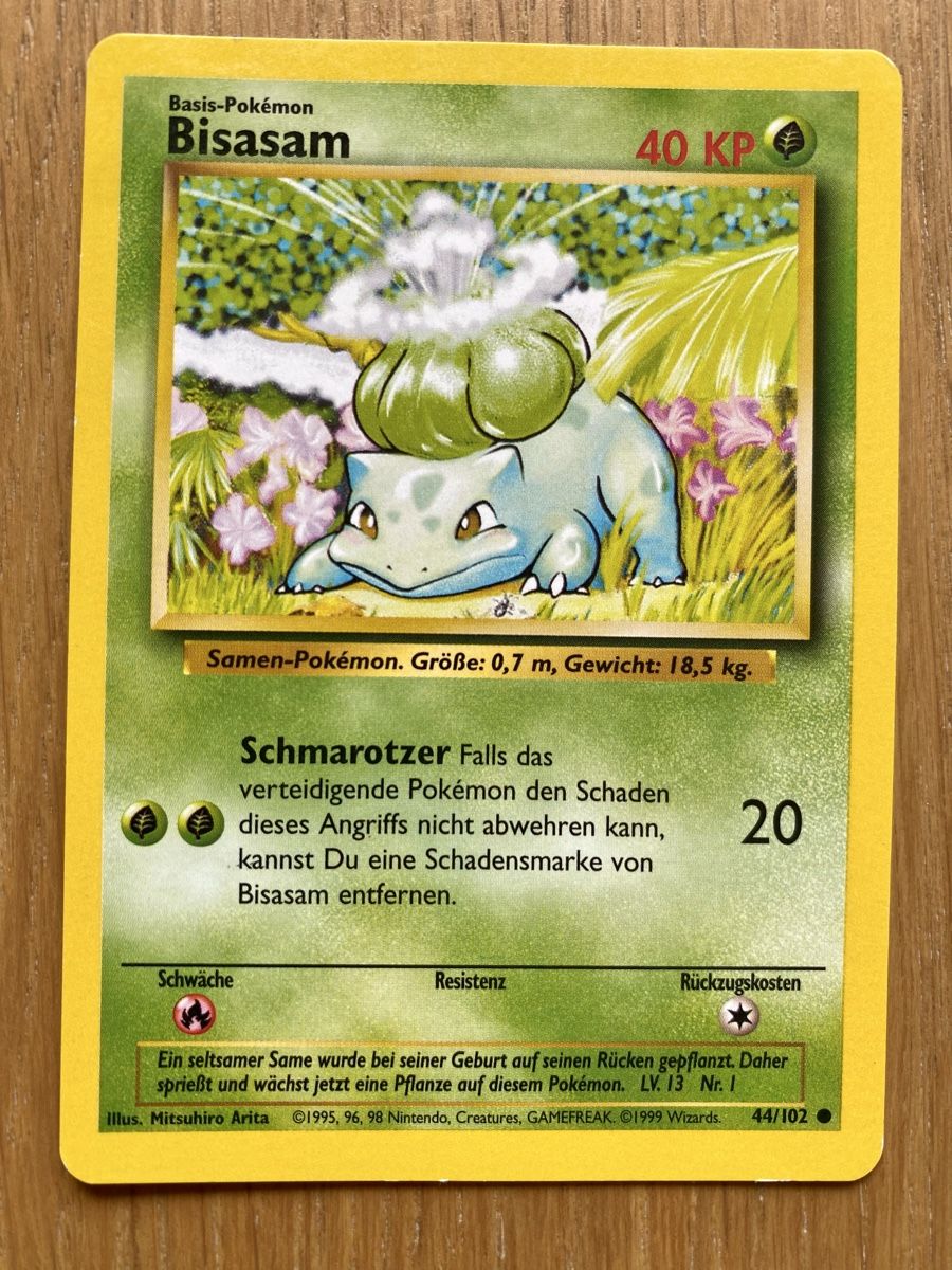 Pokémon Carte collezionabili: Pokémon Karten Set 6 Stück Basis Starter 1. Generation 1999 – Usato da Haldenstein venduto da lisipe 2