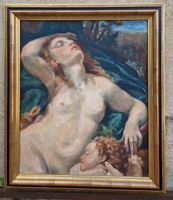 huile sur toile non signé nu