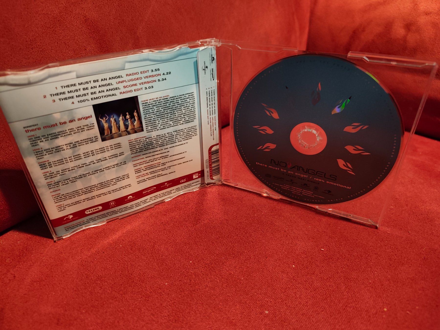 CD: No Angels  There Must Be An Angel CD-Single – Usato da Zofingen venduto da noise123 2