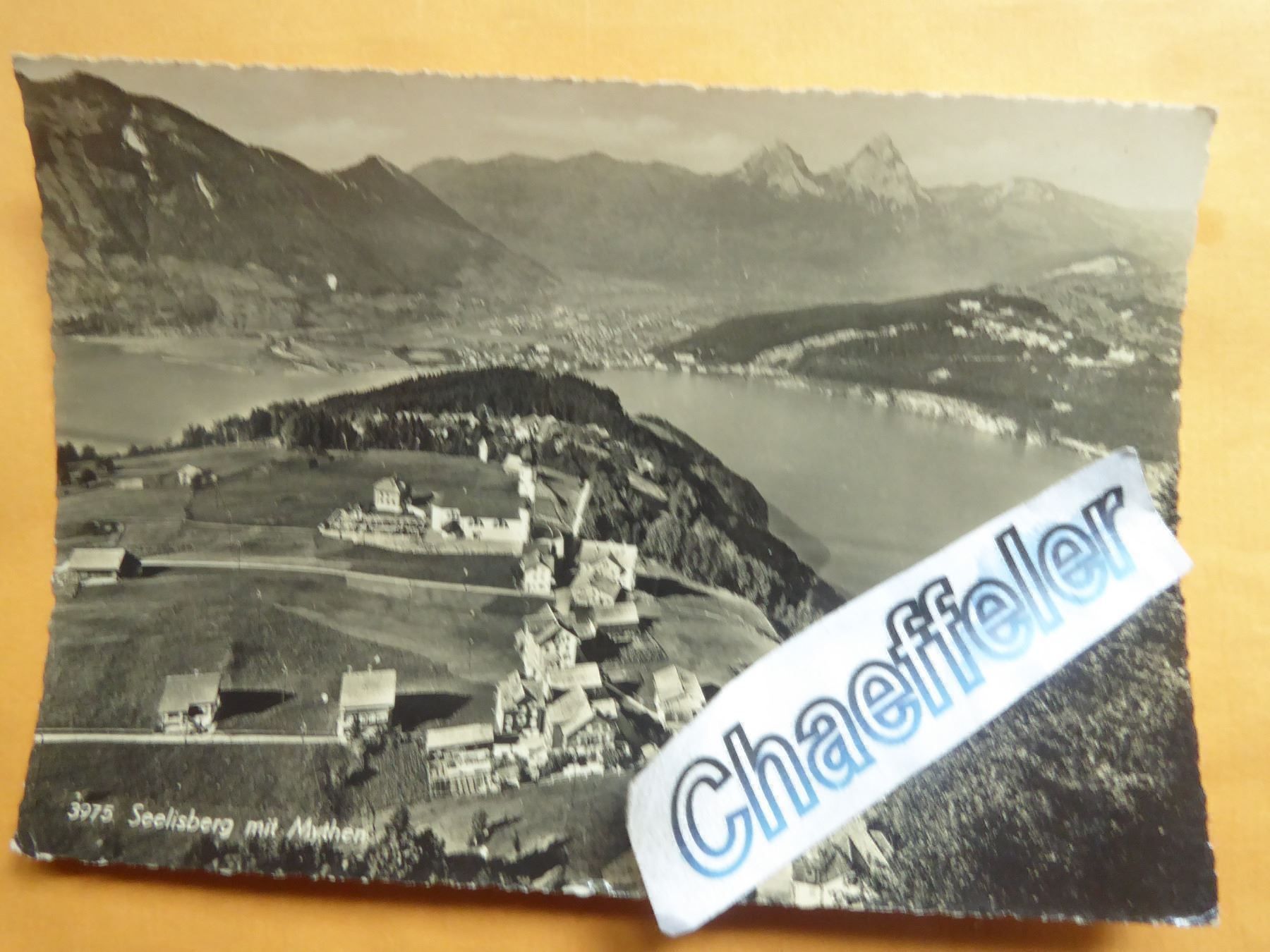Ansichtskarten: 1959  3975 Seelisberg mit Mythen – Gebraucht aus Zürich von Chaeffeler