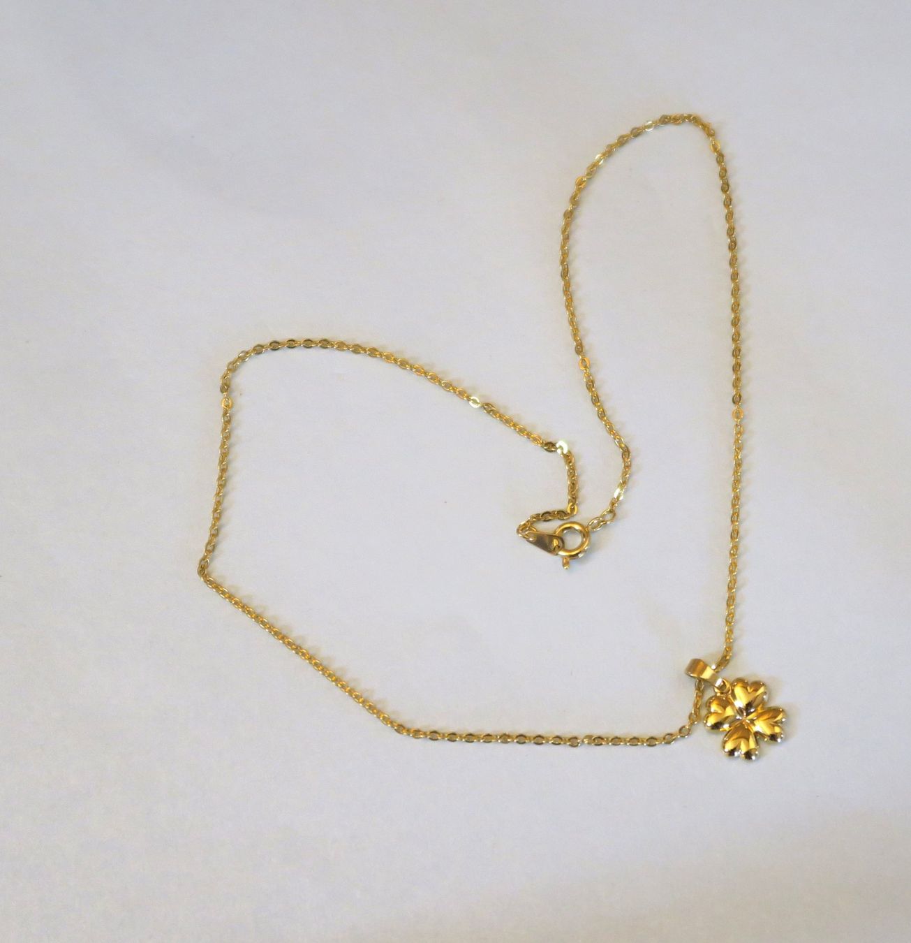 Catenine: Ankerkette mit Kleeblatt – Nuovo (secondo la descrizione) da Brittnau venduto da marlenestone 1