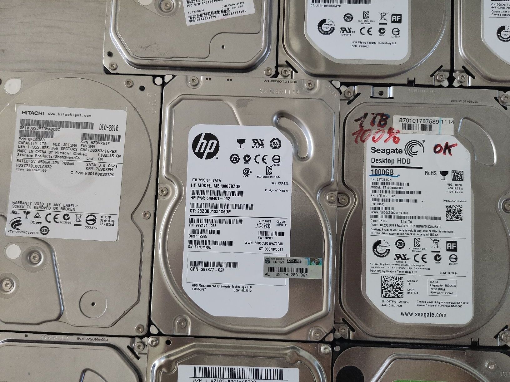Harddisks: 21x 3.5" HDD 0.5TB - 4TB – Defekt aus Sargans von sve_hjs5 3