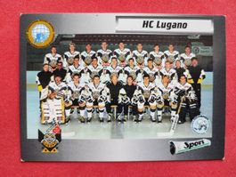 HC LUGANO TEAM CARD - 1993/94