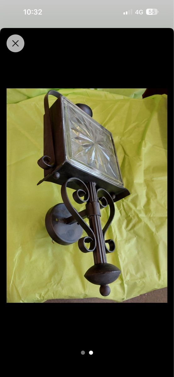 Lampade: Hand geschmiedete Aussenleuchte – Nuovo (secondo la descrizione) da Trüllikon venduto da angela4444 1