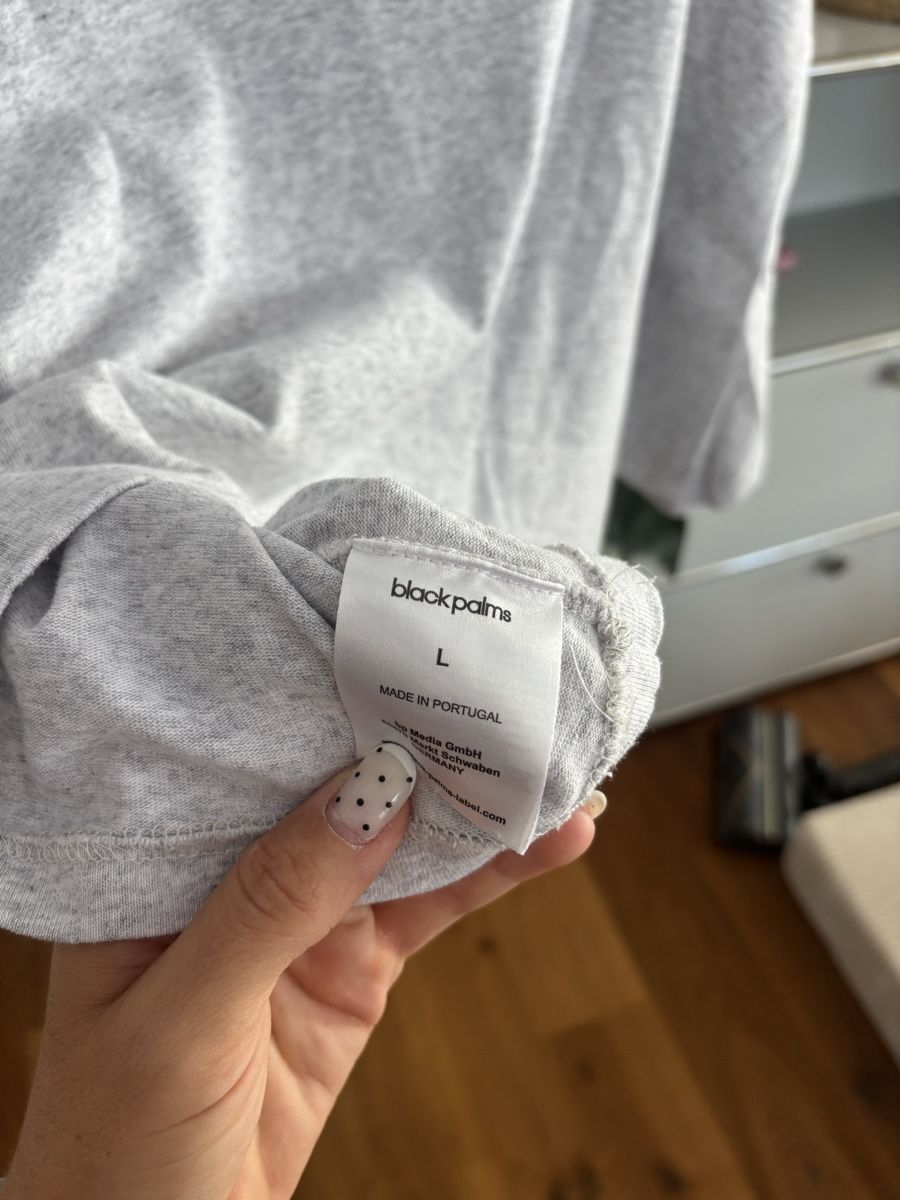 T-shirts: Cropped T-Shirt Black Palms  – Neuf (Voir description) à Schaan par Nina.Zander_1990 4