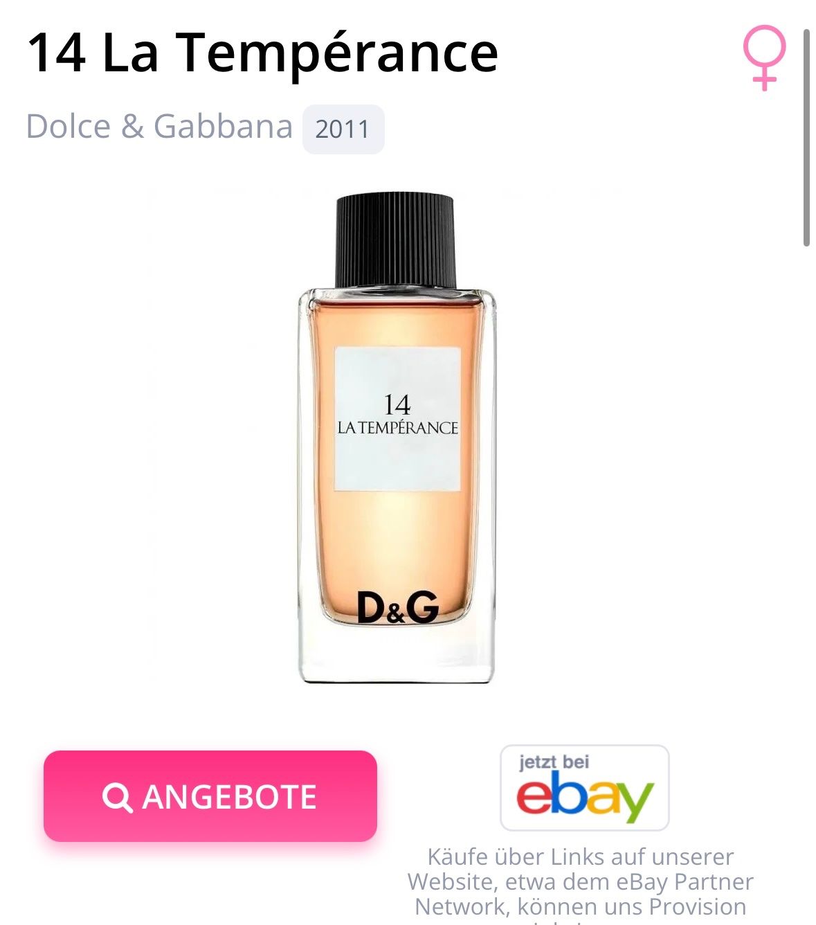 Dolce & Gabbana Parfum & Eau de Toilette: Dolce & Gabbana 14 La Tempérance EDT Duftprobe 2 ml. – Gebraucht aus Zürich von deruja 2