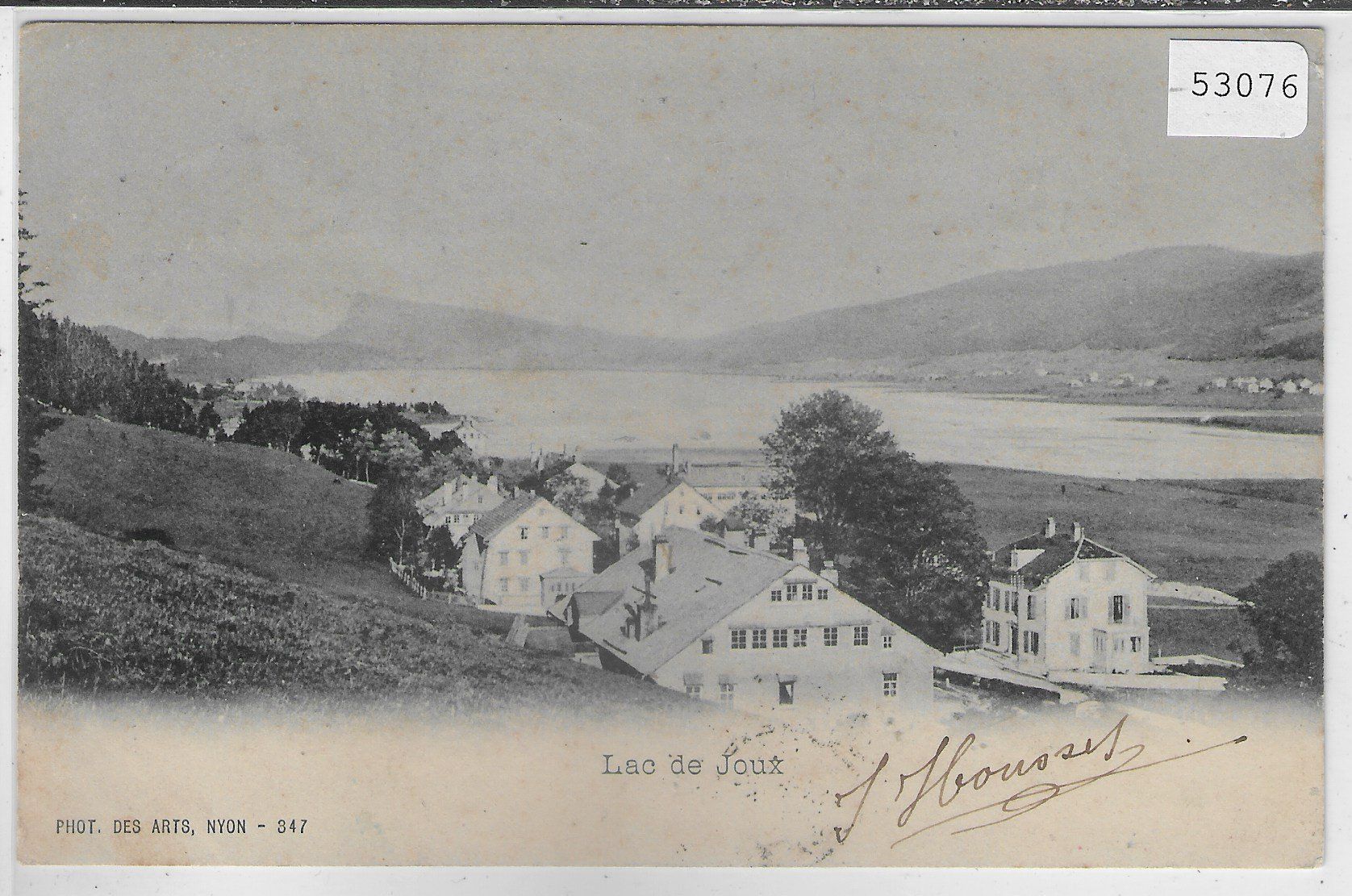 Cartes postales: Lac de Joux 1900 – D'occasion à Ettingen par Kartenplanet