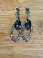 Modeschmuck - Ohrringe silberfarben mit Steinen