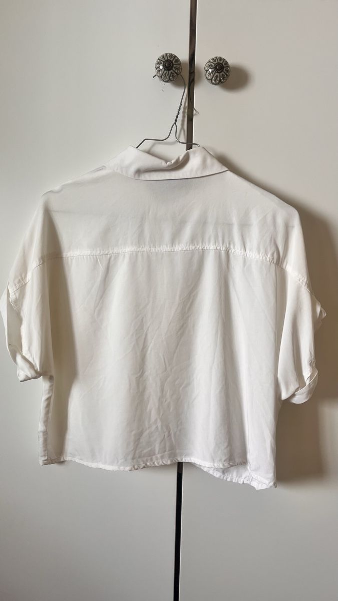 Zara Camicette: Camicia Zara Basic bianca corta taglia M buono stato – Usato da Lugano venduto da yul_fhg2 5