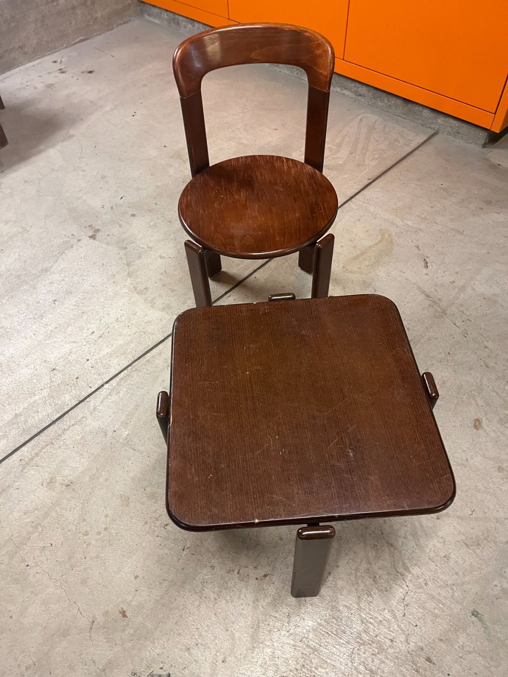 Stühle: Dietiker Brunorey Stuhl und Hocker – Gebraucht aus Zürich von kan_25fj 1