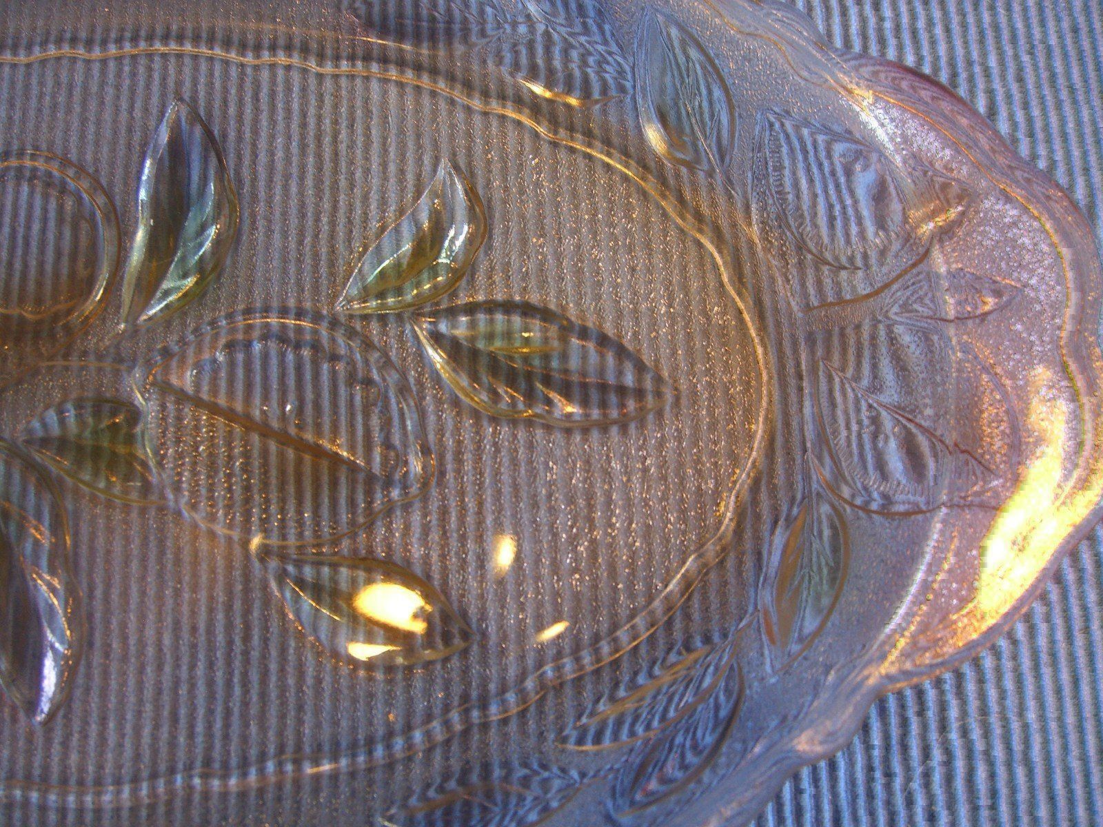 Bicchieri: schöne,ovale Glasschale mit Zitronendeko – Nuovo e nell'imballaggio originale da Winterthur venduto da Gaia 4